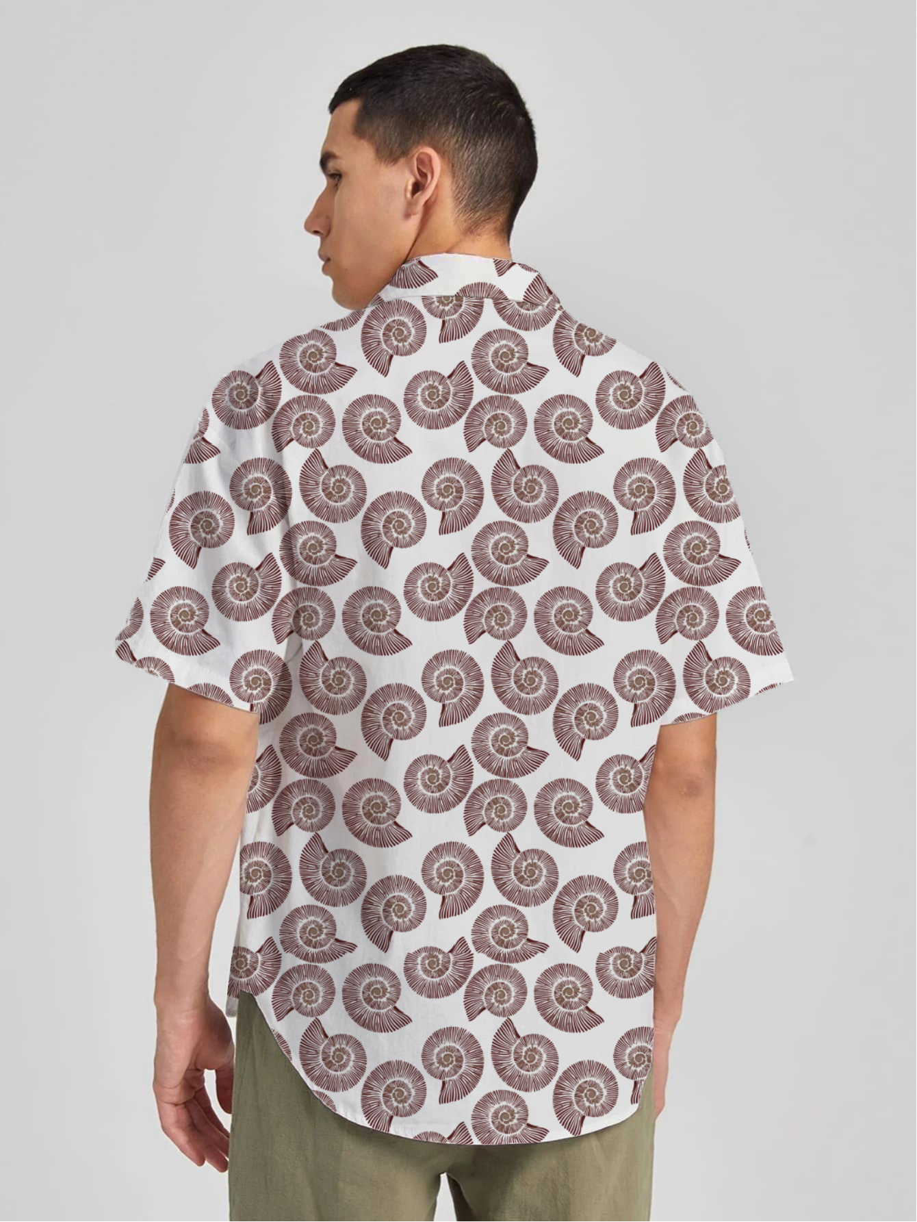 Sailing Snail Art Short Sleeve Shirt