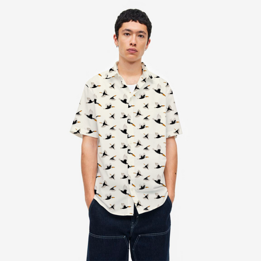 Toucan Print Short Sleeve Shirt