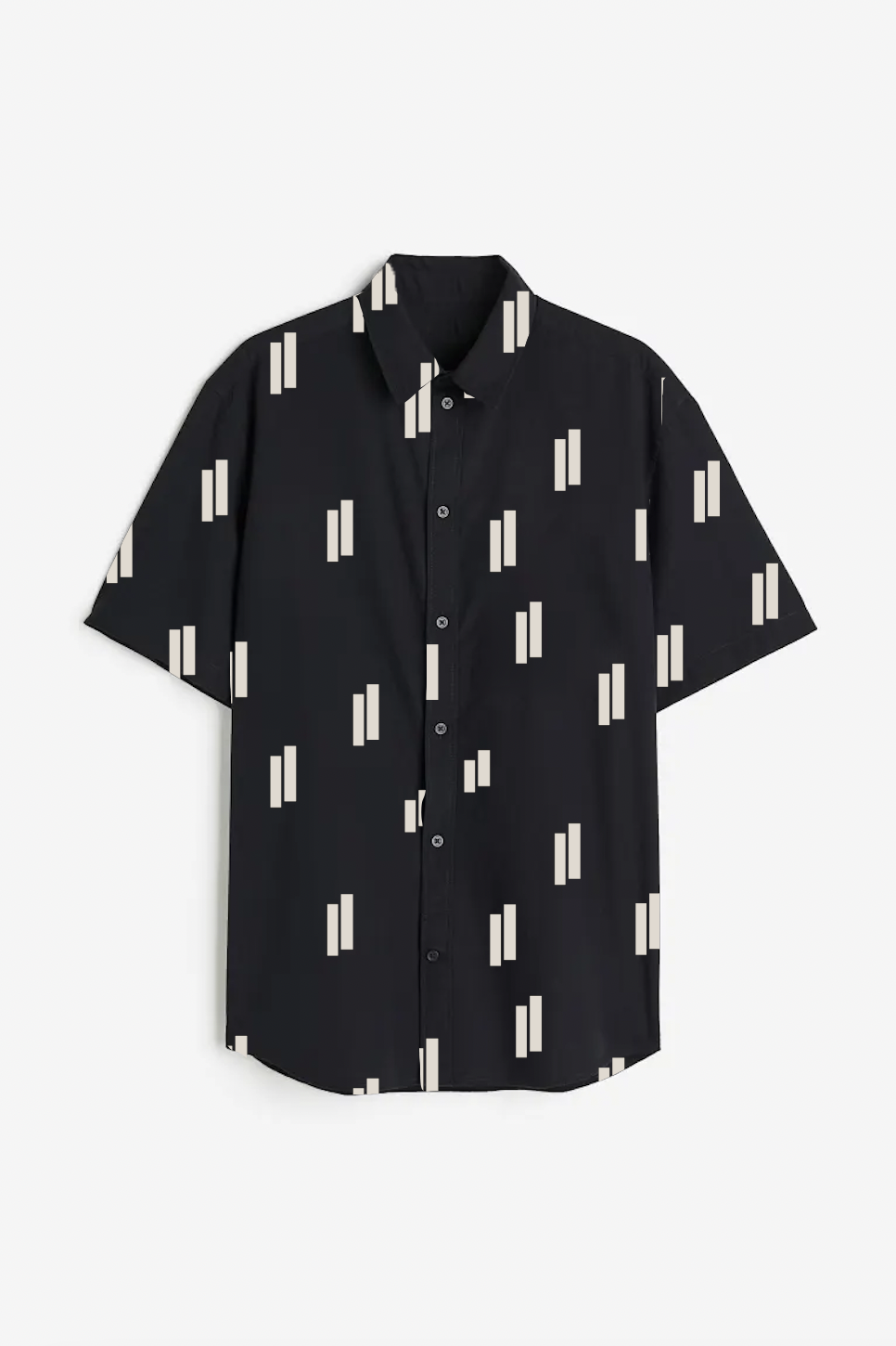Geometric Print Short Sleeve Shirt