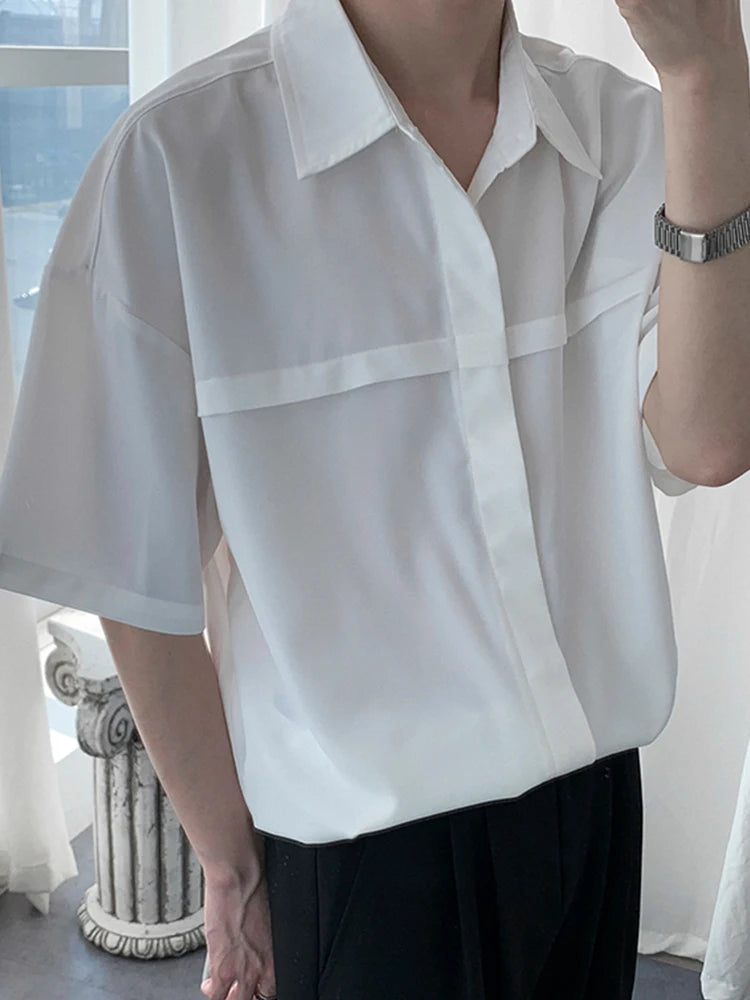 Men half sleeves drop shoulder Shirt