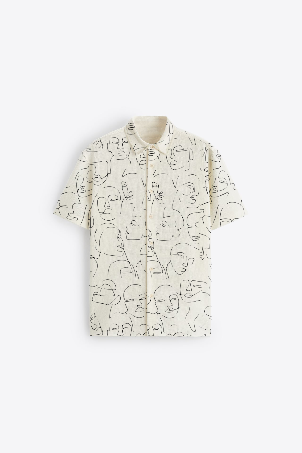Phases Of Faces Short Sleeve Shirt