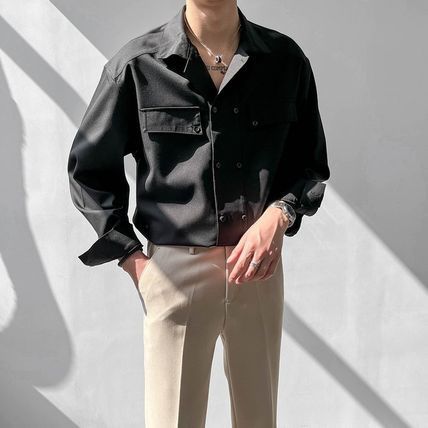 Modernized Korean Style Drop Shirt