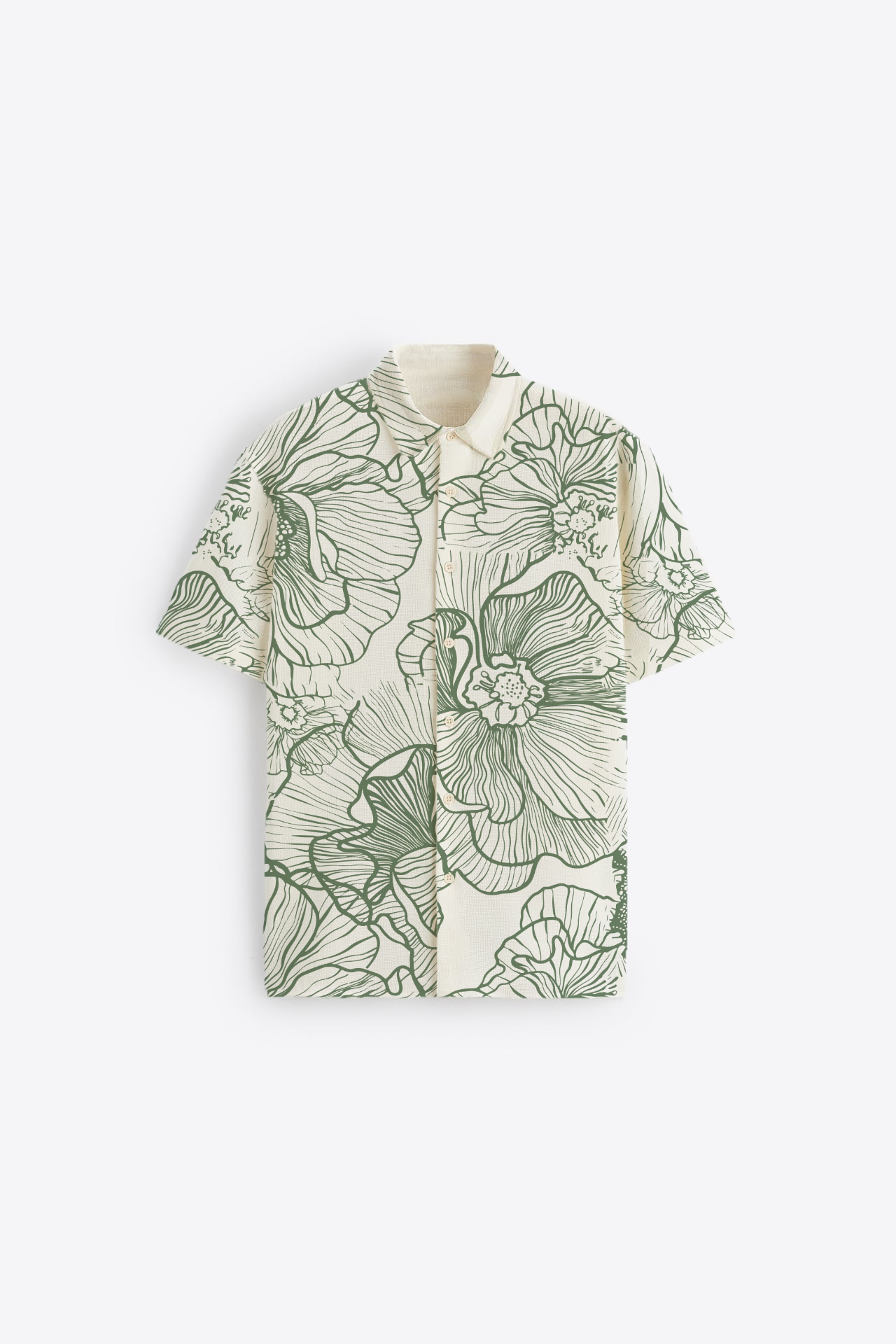 Bold Florals Short Sleeve Shirt
