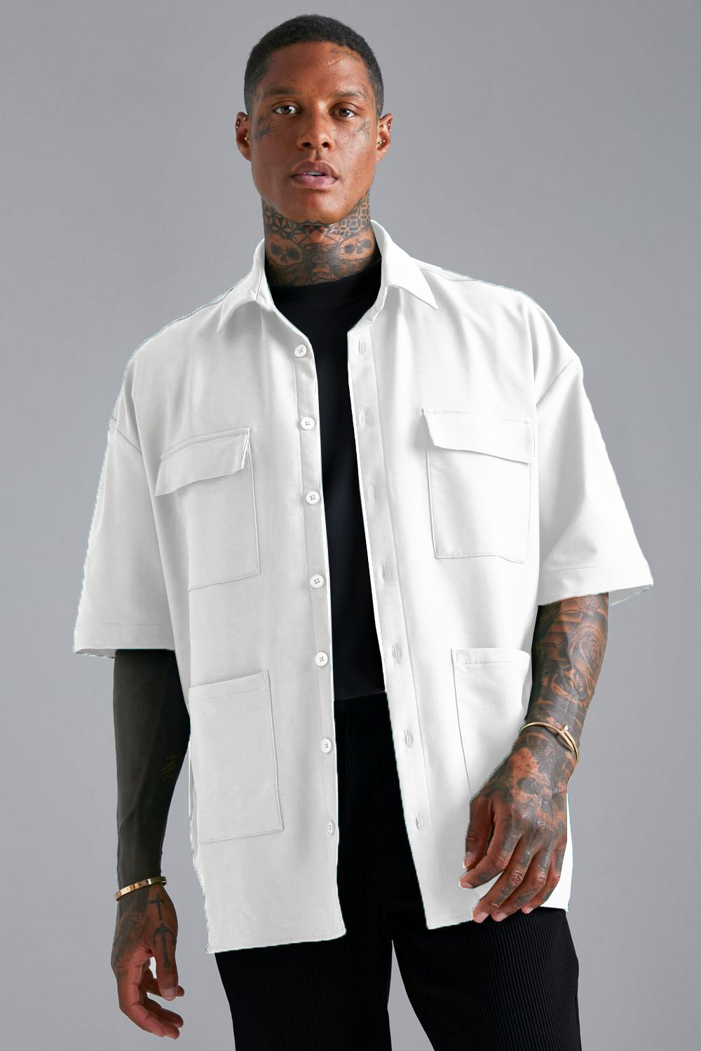 Cargo Oversized Pocket Shacket Shirt – Baesic World