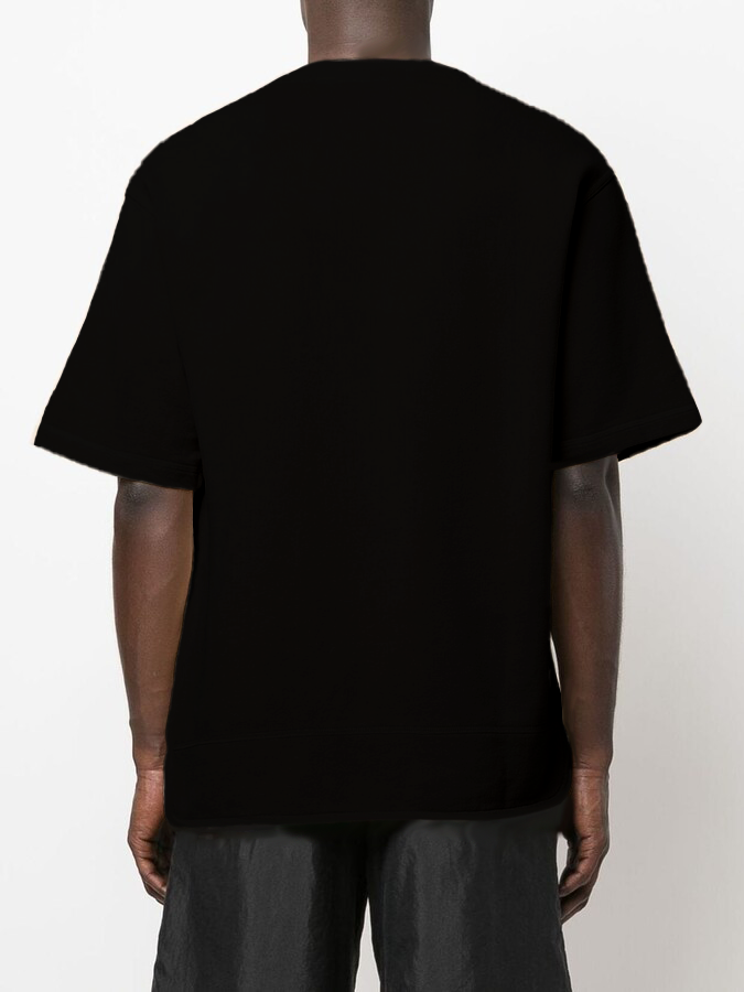 Street Style Zipper Baggy Tee